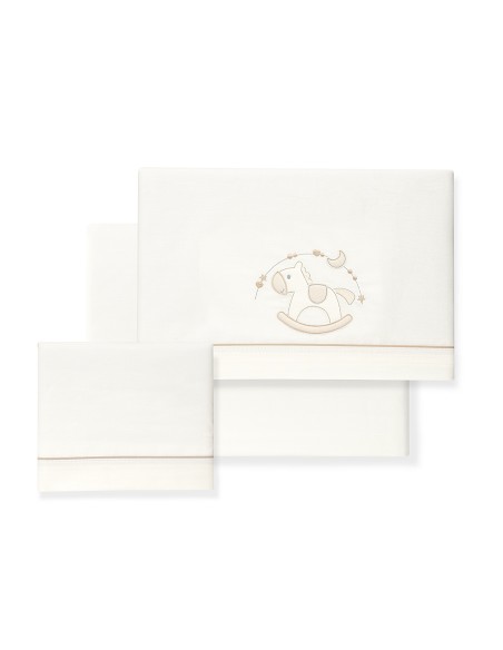 Triptico Minicuna Caballito Beig
