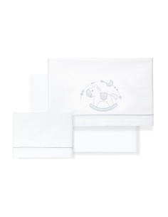 Triptico Minicuna Caballito Bco/Gris