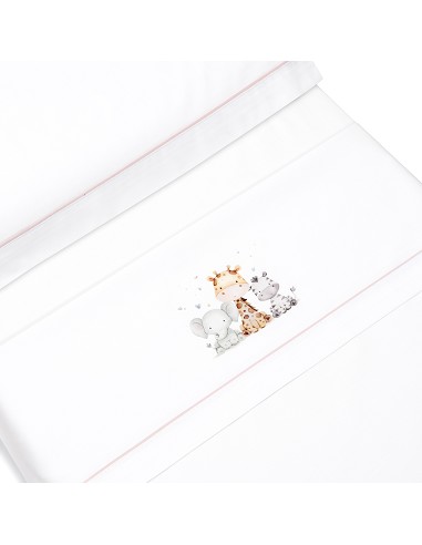 Triptico Minicuna Estampado Jirafa Elefante...