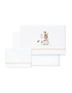 Triptico Minicuna Estampado Rino-Leon Bco/Beig