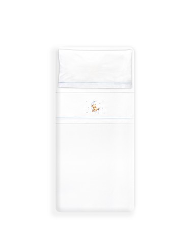 Triptico Minicuna Estampado Oso Luna Estrellas...