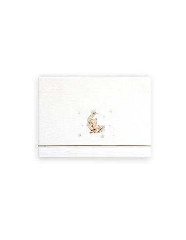 Triptico Minicuna Estampado Oso Luna Estrellas...