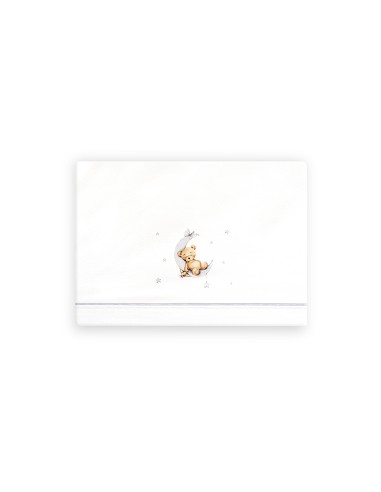 Triptico Minicuna Estampado Oso Luna Estrellas...