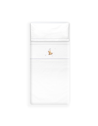 Triptico Minicuna Estampado Oso Luna Estrellas...