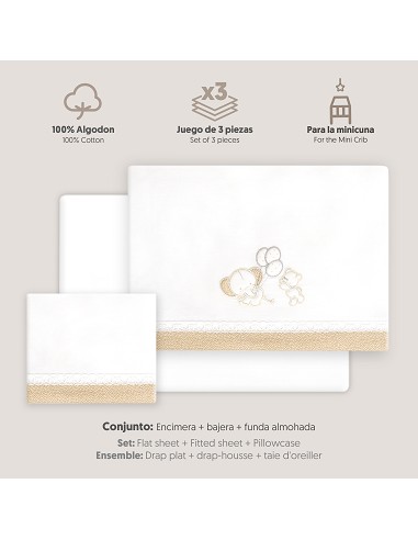 Triptico Minicuna Pasacinta Oso Elefante Globos...