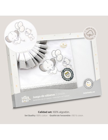 Triptico Minicuna Pasacinta Oso Elefante Globos...