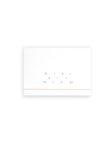 Triptico Minicuna Estrella Luna Multicolor Bco/Rosa