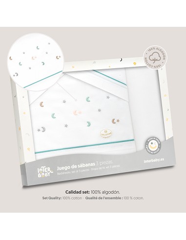 Triptico Minicuna Estrella Luna Multicolor...