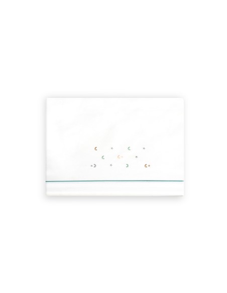 Triptico Minicuna Estrella Luna Multicolor Bco/Verde