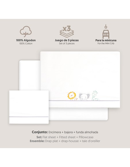 Triptico Minicuna Selva Blanco