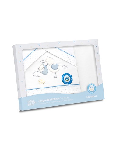 Triptico Minicuna Cigueña Oso Bco/Azul