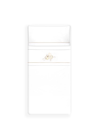 Triptico Minicuna Cigueña Oso Bco/Beig