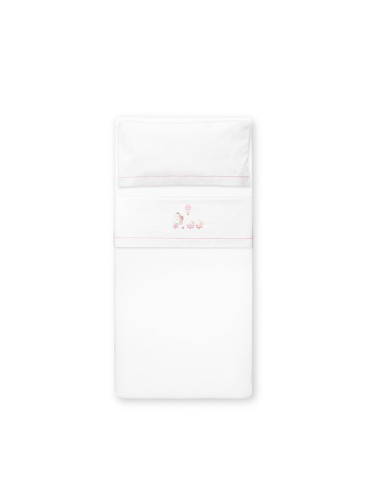 Triptico Maxicuna Mod Jirafa Bicicleta Bco/Rosa