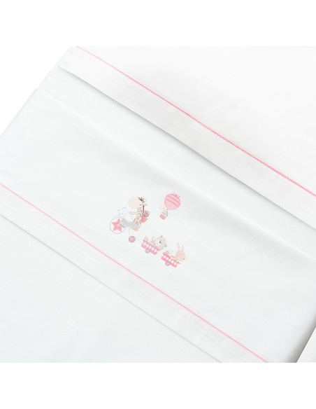 Triptico Maxicuna Mod Jirafa Bicicleta Bco/Rosa