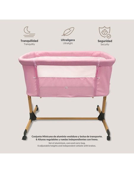 Mincuna Aluminio+Vestidura Stuck To Me Rosa