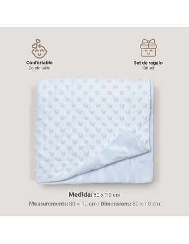 Manta 0. 80 x 1. 10 Azul