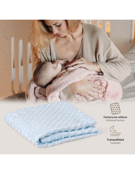 Manta 0. 80 x 1. 10 Azul