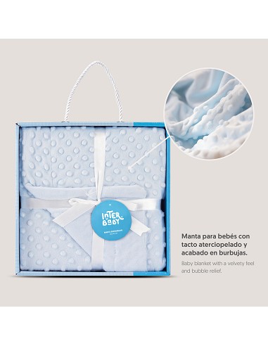 Manta 0. 80 x 1. 10 Azul