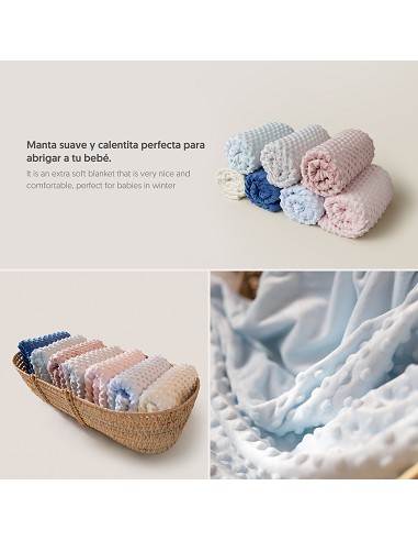 Manta 0. 80 x 1. 10 Azul