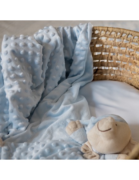 Manta 0. 80 x 1. 10 Azul