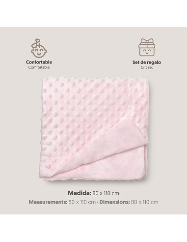 Manta 0. 80 x 1. 10 Rosa