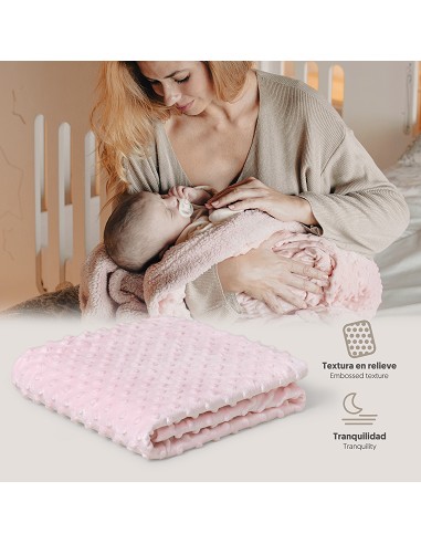 Manta 0. 80 x 1. 10 Rosa