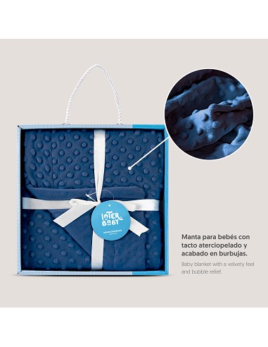 Manta 0. 80 x 1. 10 Marino