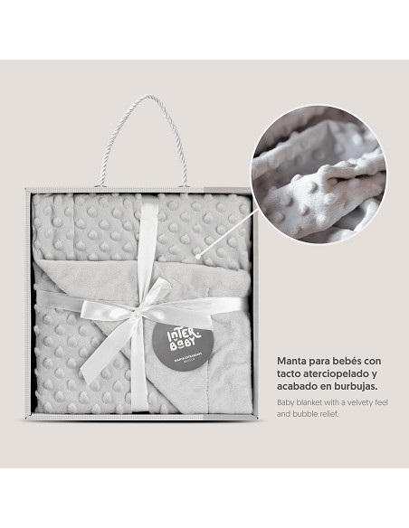 Manta 0. 80 x 1. 10 Gris