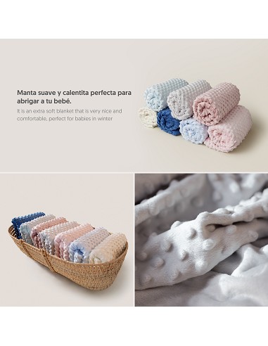 Manta 0. 80 x 1. 10 Gris