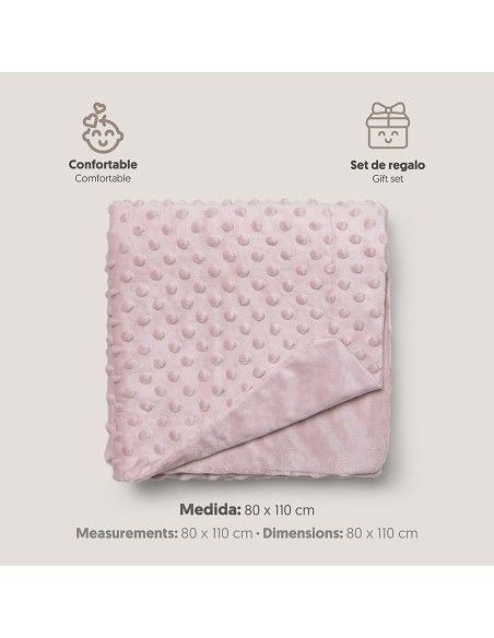 Manta 0. 80 x 1. 10 Rosa Maquillaje