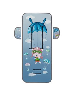 Colchoneta Mod Paracaidista Azul