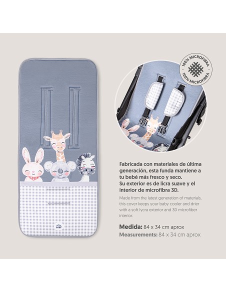 Colchoneta Mod Animales Acuarela