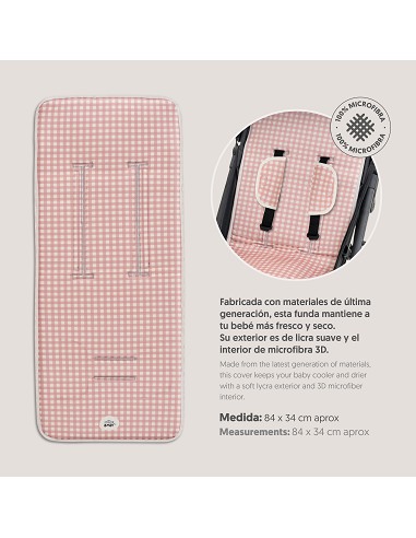 Colchoneta Mod Vichy Rosa