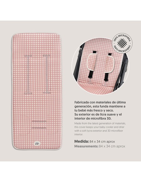 Colchoneta Mod Vichy Rosa