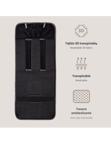 Colchoneta Mod Vichy Gris