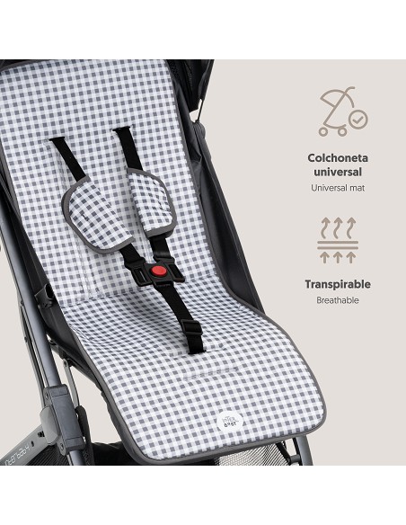 Colchoneta Mod Vichy Gris