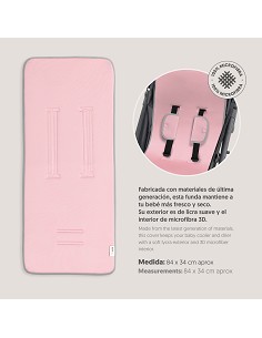 Colchoneta Mod Liso Rosa 2