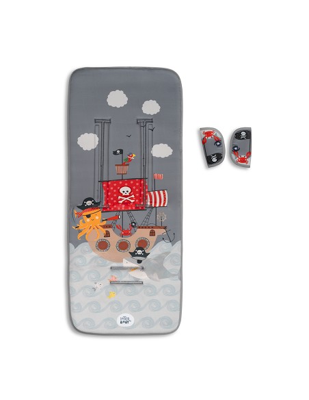 Colchoneta Mod Pirata Caribe Gris