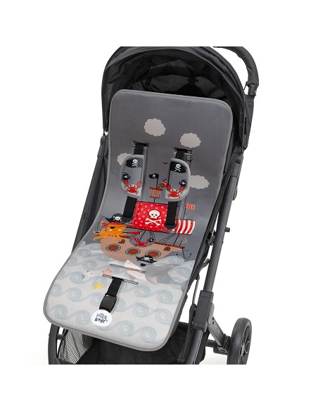 Colchoneta Mod Pirata Caribe Gris