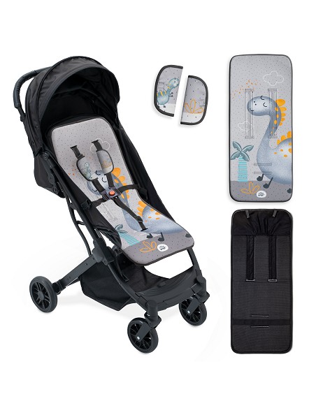 Colchoneta Modelo Dino Palmera Gris