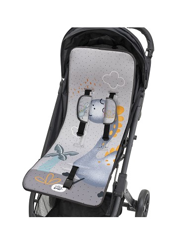 Colchoneta Modelo Dino Palmera Gris