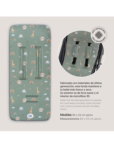 Colchoneta Modelo Safari Verde