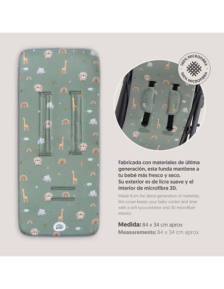 Colchoneta Modelo Safari Verde