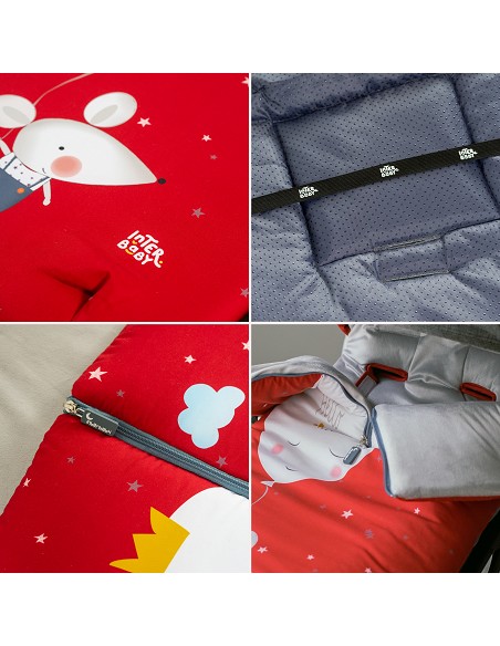 Saco Carro Mod Ratita Rojo