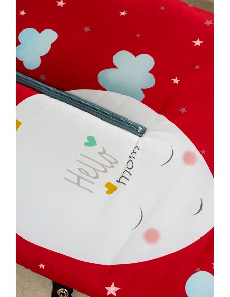 Saco Carro Mod Ratita Rojo