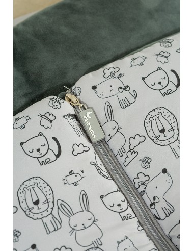 Saco Carro Universal Mod Continuo Animales Gris