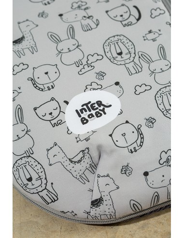 Saco Carro Universal Mod Continuo Animales Gris