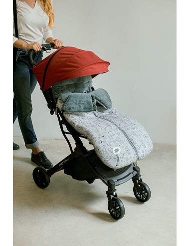 Saco Carro Universal Mod Continuo Animales Gris