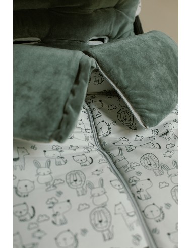 Saco Carro Universal Mod Continuo Animales Gris