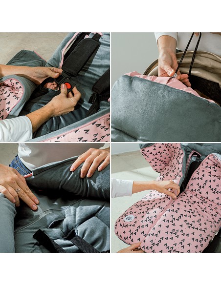 Saco Carro Universal Mod Montan Rosa